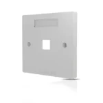 Square Face Plate (86×86) UTP/STP – Single Port (NS) - Image 3
