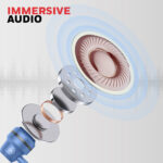 Suono P60 Wired Earphones-Blue - Image 3