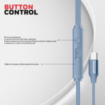 Suono P60 Wired Earphones-Blue - Image 4