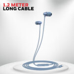 Suono P60 Wired Earphones-Blue - Image 7