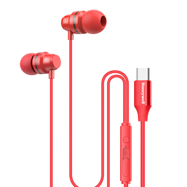 Suono P60 Wired Earphones-Red