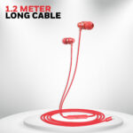 Suono P60 Wired Earphones-Red - Image 8