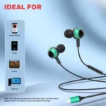 Suono P70 Wired Earphones-Green - Image 5