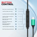 Suono P70 Wired Earphones-Green - Image 6