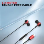 Suono P70 Wired Earphones-Red - Image 8