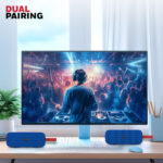 Trueno U300 Bluetooth Speaker – Blue - Image 2