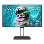 AOC U27U2DP 27-Inch 4K UHD Nano IPS Monitor Black