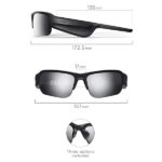 Bose Frames Tempo – Sports Sunglasses with Polarized Lenses & Bluetooth Connectivity (Black)