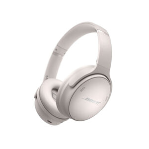 Bose Quietcomfort 45 Bluetooth Wireless Over Ear Headphones with Mic Noise Cancelling (White Smoke)