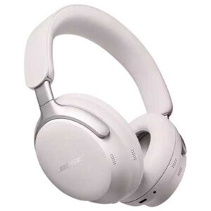 Bose QuietComfort Ultra Wireless Noise Canceling Over-Ear Headphones (White Smoke)
