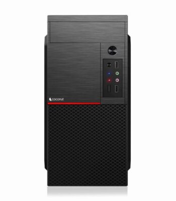 Coconut Aura mATX Office Cabinet with SM45 Power Supply