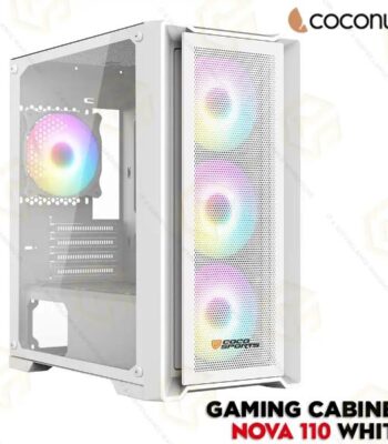 COCONUT Gaming Cabinet RGB NOVA 110 (WHITE)