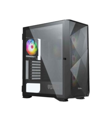 COCONUT Rampage 1000D Gaming Cabinet, E ATX – Black