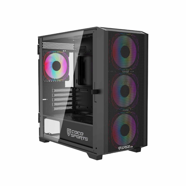 Coconut Rampage Elite Mesh mATX Gaming Cabinet Coconut Rampage Elite Mesh mATX Gaming Cabinet