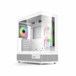 Coconut Stark Z7 Glass Mid Tower Gaming Cabinet - White