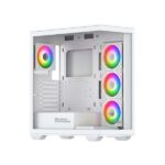 Coconut Stark Z9 Glass Mid Tower Gaming Cabinet - White