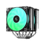 DeepCool AG620 G2 ARGB Dual Tower 120mm CPU Air Cooler (Black)
