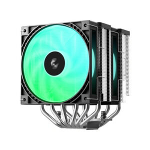 DeepCool AG620 G2 ARGB Dual Tower 120mm CPU Air Cooler (Black)