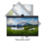 Dell P2424HEB 23.8″ (60.45 cm) Video Conferencing Monitor, HDMI, DisplayPort 1.2, 2X USB 3.2 Gen1 Type-C, DisplayPort-Out, USB 3.2 Gen1 Type-B, 3X USB 3.2 Gen1 Type-A, Headphone…