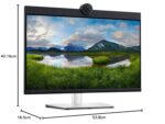 Dell P2424HEB 23.8″ (60.45 cm) Video Conferencing Monitor, HDMI, DisplayPort 1.2, 2X USB 3.2 Gen1 Type-C, DisplayPort-Out, USB 3.2 Gen1 Type-B, 3X USB 3.2 Gen1 Type-A, Headphone…