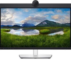 Dell P2424HEB 23.8″ (60.45 cm) Video Conferencing Monitor, HDMI, DisplayPort 1.2, 2X USB 3.2 Gen1 Type-C, DisplayPort-Out, USB 3.2 Gen1 Type-B, 3X USB 3.2 Gen1 Type-A, Headphone…
