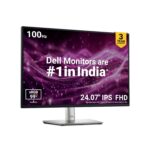 Dell P2425 Black 60.45cm (24″) FHD Monitor 1920×1080 at 100Hz, Response Time: 5ms(Fast), Ficker Free, 99% sRGB, Brightness: 300 cd/m2(Typical), Ports: 1x HDMI, 1x DP, 1x RJ45,…