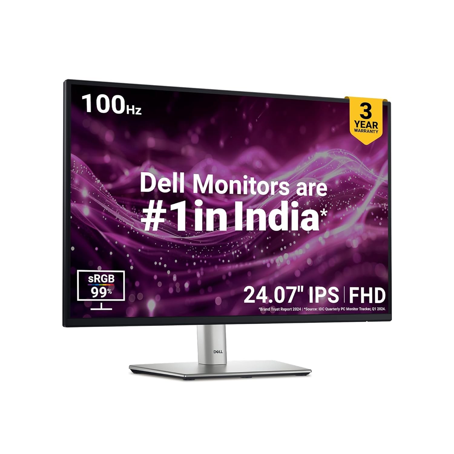 Dell P2425 Black 60.45cm (24″) FHD Monitor 1920×1080 at 100Hz, Response Time: 5ms(Fast), Ficker Free, 99% sRGB, Brightness: 300 cd/m2(Typical), Ports: 1x HDMI, 1x DP, 1x RJ45,… Dell P2425 Black 60.45cm (24″) FHD Monitor 1920×1080 at 100Hz, Response Time: 5ms(Fast), Ficker Free, 99% sRGB, Brightness: 300 cd/m2(Typical), Ports: 1x HDMI, 1x DP, 1x RJ45,…