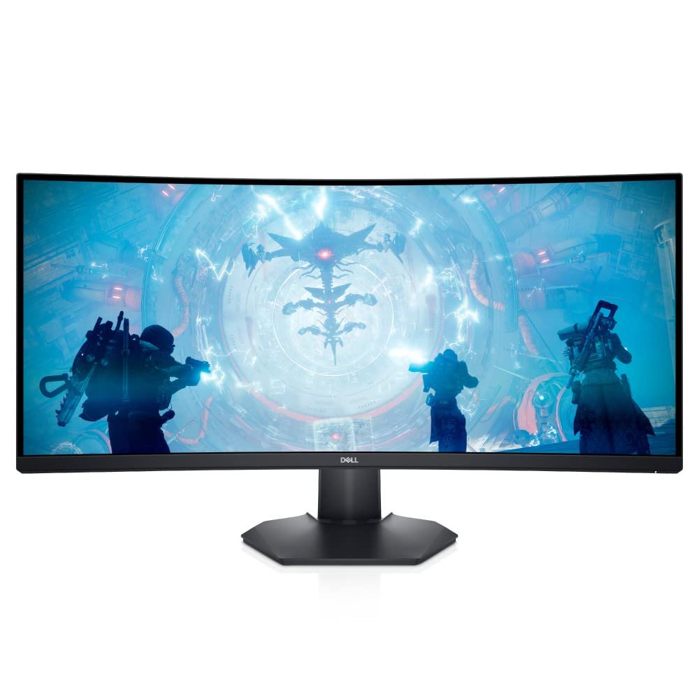 DELL S3422DWG S-Series 86.36 cm (34 inch) Curved WQHD LED Backlit VA Panel Gaming Monitor Response Time: 1 ms, 60 Hz Refresh Rate DELL S3422DWG S-Series 86.36 cm (34 inch) Curved WQHD LED Backlit VA Panel Gaming Monitor Response Time: 1 ms, 60 Hz Refresh Rate