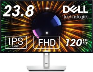 DELL U2424H ULTRASHARP 60.96 cm (24 inch) Full HD LED Backlit IPS Panel Monitor (U2424H- HDMI, DP, USB TYPE-C HEIGHT, TILT, PIVOT, DAISY CHAIN,100% sRGB) (Frameless, Response…