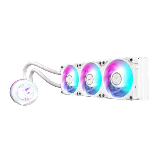Gigabyte Aorus Waterforce X II 360 ICE ARGB 360mm CPU Liquid Cooler (White) Gigabyte Aorus Waterforce X II 360 ICE ARGB 360mm CPU Liquid Cooler (White)