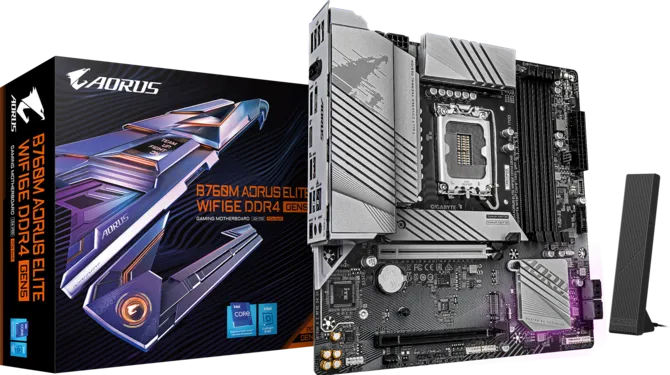 GIGABYTE B760M Aorus Elite Wifi6E DDR4 Gen5 Motherboard