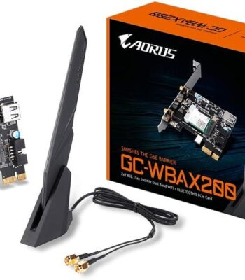 GIGABYTE WiFi 6 GC-WBAX200 (2×2 802.11Ax/ Dual Band WiFi/Bluetooth 5/ PCIe Expansion Card)