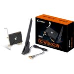 GIGABYTE WiFi 6E GC-WBAX210 (2×2 802.11ax/ Tri-Band WiFi/Bluetooth 5.2/ PCIe Expansion Card) GIGABYTE WiFi 6E GC-WBAX210 (2×2 802.11ax/ Tri-Band WiFi/Bluetooth 5.2/ PCIe Expansion Card)