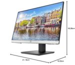 HP 24mh 23.8″ (60.45 cm) LED Display Monitor FHD (1920 x 1080) Pixels -60Hz Adjustable Stand Integrated Dual Speakers 2 * 2W VESA Mount Anti-Glare 1 DisplayPort 1.2 (with HDCP…