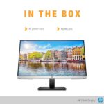 HP 24mh 23.8″ (60.45 cm) LED Display Monitor FHD (1920 x 1080) Pixels -60Hz Adjustable Stand Integrated Dual Speakers 2 * 2W VESA Mount Anti-Glare 1 DisplayPort 1.2 (with HDCP…