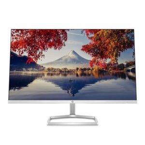 HP M22f 21.5-inches, 54.6 cm, FHD Monitor Eye Safe Certified Full HD IPS 3-Sided Micro-Edge Monitor, 75Hz, AMD Free Sync with 1xVGA, 1xHDMI 1.4 Ports, 300 nits (Silver, 1920 x…