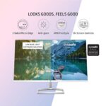 HP M27fwa 27-Inch(68.6cm) Eye Safe Certified 1920 x 1080 Pixels Full HD IPS 3-Sided Micro-Edge LED Monitor, 75Hz, AMD FreeSync with 1xVGA, 2xHDMI 1.4 Ports, 300 nits, in-Built…