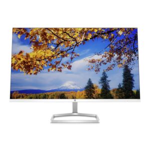HP M27fwa 27-Inch(68.6cm) Eye Safe Certified 1920 x 1080 Pixels Full HD IPS 3-Sided Micro-Edge LED Monitor, 75Hz, AMD FreeSync with 1xVGA, 2xHDMI 1.4 Ports, 300 nits, in-Built…