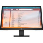 HP P22VB G4 21.5 inch, Eyesafe Certified Full HD Anti-Glare Display, Energy Star Certified, 250 Nits(3C0E6A7) P22VB G4 FHD Monitor, LED, Black