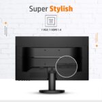 HP V24I, 23.8 Inch (1920X1200) Pixels Ultra -Thin Led Backlit Computer Monitor – 3 Side Micro Bezel, Full HD, 60 Hz, IPS Panel with Vga, Hdmi Ports Display – 9Rv16Aa (Black)