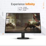 HP V24I, 23.8 Inch (1920X1200) Pixels Ultra -Thin Led Backlit Computer Monitor – 3 Side Micro Bezel, Full HD, 60 Hz, IPS Panel with Vga, Hdmi Ports Display – 9Rv16Aa (Black)