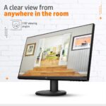 HP V24I, 23.8 Inch (1920X1200) Pixels Ultra -Thin Led Backlit Computer Monitor – 3 Side Micro Bezel, Full HD, 60 Hz, IPS Panel with Vga, Hdmi Ports Display – 9Rv16Aa (Black)