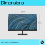 HP V24v G5, 23.8-inch, Full HD (1920 x 1080) FHD Monitor, AMD FreeSync (V24v G5, Black) HP V24v G5, 23.8-inch, Full HD (1920 x 1080) FHD Monitor, AMD FreeSync (V24v G5, Black)
