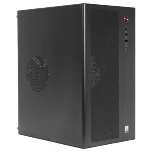 iBall MT 20 Mini Tower PC Cabinet with SMPS (Black)