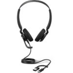 Jabra Engage 50 II Link MS Duo Wired Headset with USB‑A & USB‑C Connectivity Jabra Engage 50 II Link MS Duo Wired Headset with USB‑A & USB‑C Connectivity