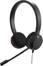 Jabra Evolve 20 UC USB Professional Wired Stereo Headset with Ultimate Noise Cancellation Mic – Black Jabra Evolve 20 UC USB Professional Wired Stereo Headset with Ultimate Noise Cancellation Mic – Black
