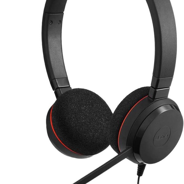 Jabra Evolve 20 UC USB Professional Wired Stereo Headset with Ultimate Noise Cancellation Mic – Black Jabra Evolve 20 UC USB Professional Wired Stereo Headset with Ultimate Noise Cancellation Mic – Black