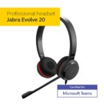 Jabra Evolve 20SE USB-A Wired On-Ear Headset with Microphone and Media Controls Jabra Evolve 20SE USB-A Wired On-Ear Headset with Microphone and Media Controls
