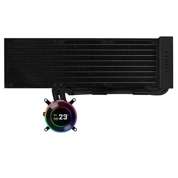 Lian Li Hydroshift II LCD-C 360N Fanless CPU Liquid Cooler (Black) Lian Li Hydroshift II LCD-C 360N Fanless CPU Liquid Cooler (Black)