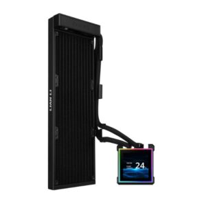Lian Li HydroShift II LCD-S 360 FANLESS 360mm AIO Liquid Cooler Black (GHS2LCDS36NB)